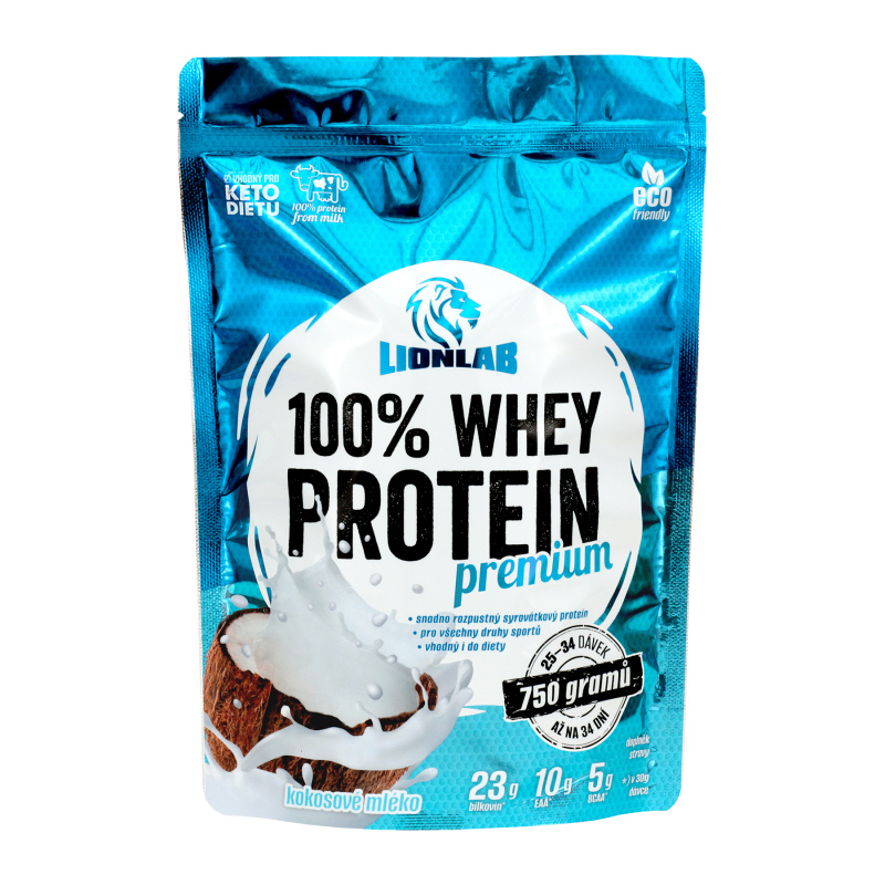 Lionlab: 100 % Whey Protein-kokosové mléko 750 g