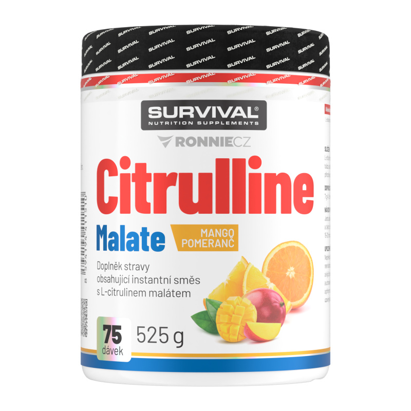 Survival Citrulline Malate 525 g mango-pomeranč