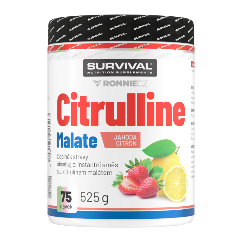 Survival Citrulline Malate 525 g jahoda-citron