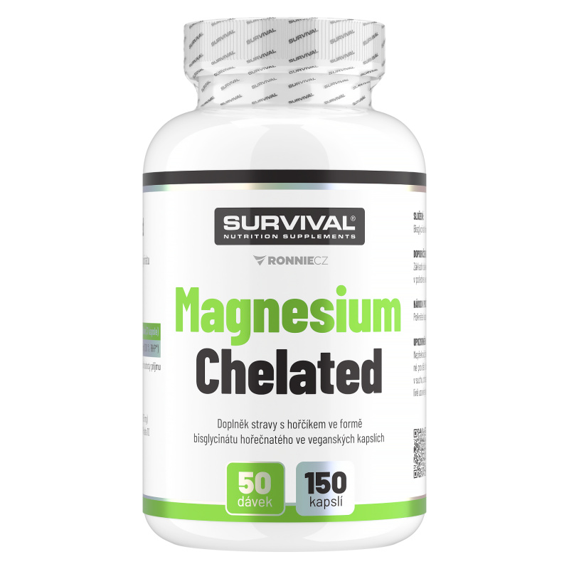 Survival: Hořčík - Magnesium Chelated, 150 cps