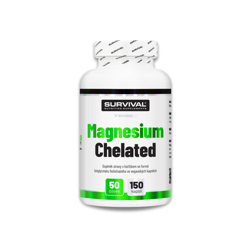 Survival: Hořčík - Magnesium Chelated, 150 cps
