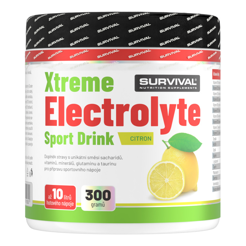 Survival Xtreme Electrolyte Sport Drink 300 g citron