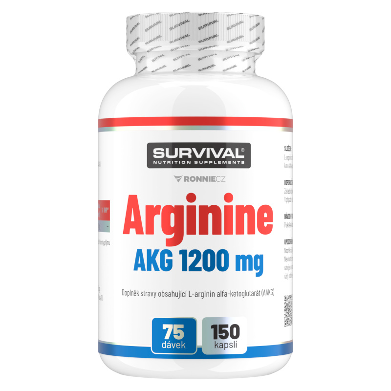 Survival Arginine AKG 1200 mg 150 cps