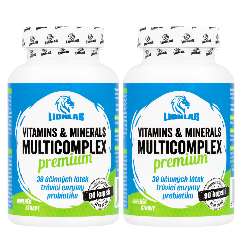 Lionlab Vitamins & Minerals Premium Multicomplex AKCE 1+1