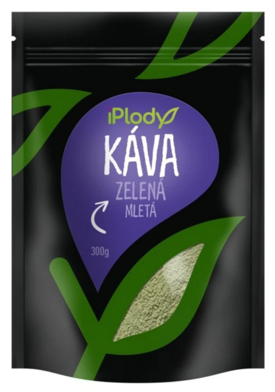 iPlody Zelená káva mletá BIO 300g