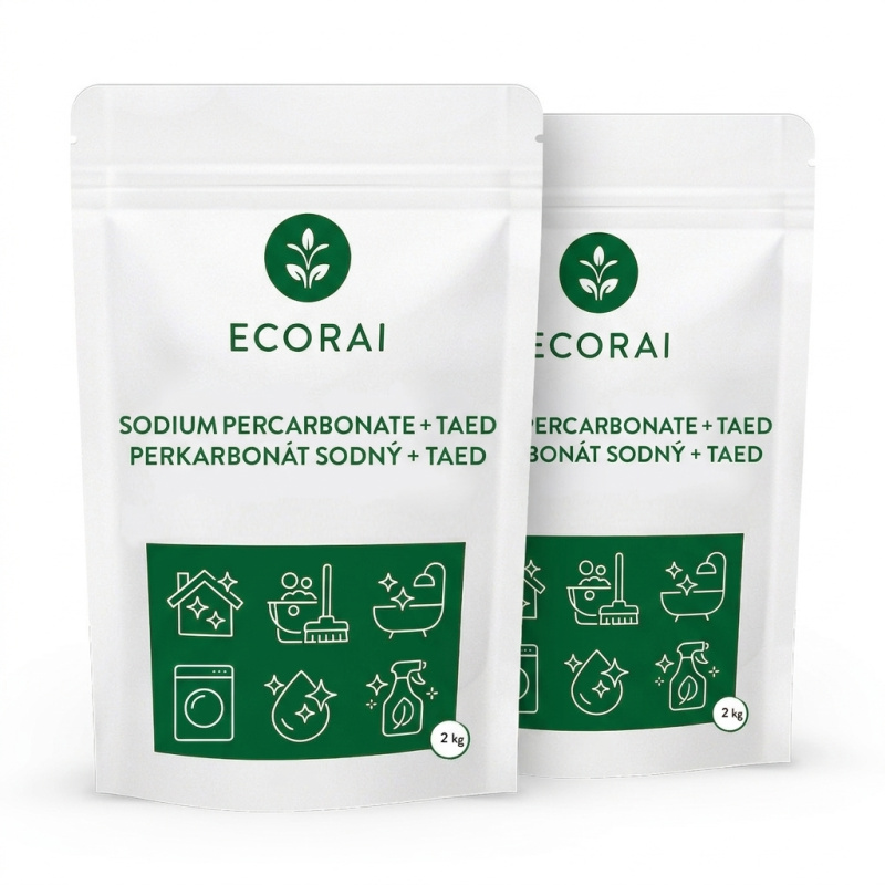 Ecorai Perkarbonát sodný + taed 2 x 2kg výhodné balení (4 kg)