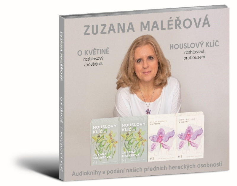 O květině / Houslový klíč (2CD) - Zuzana Maléřová - audiokniha z kategorie Beletrie