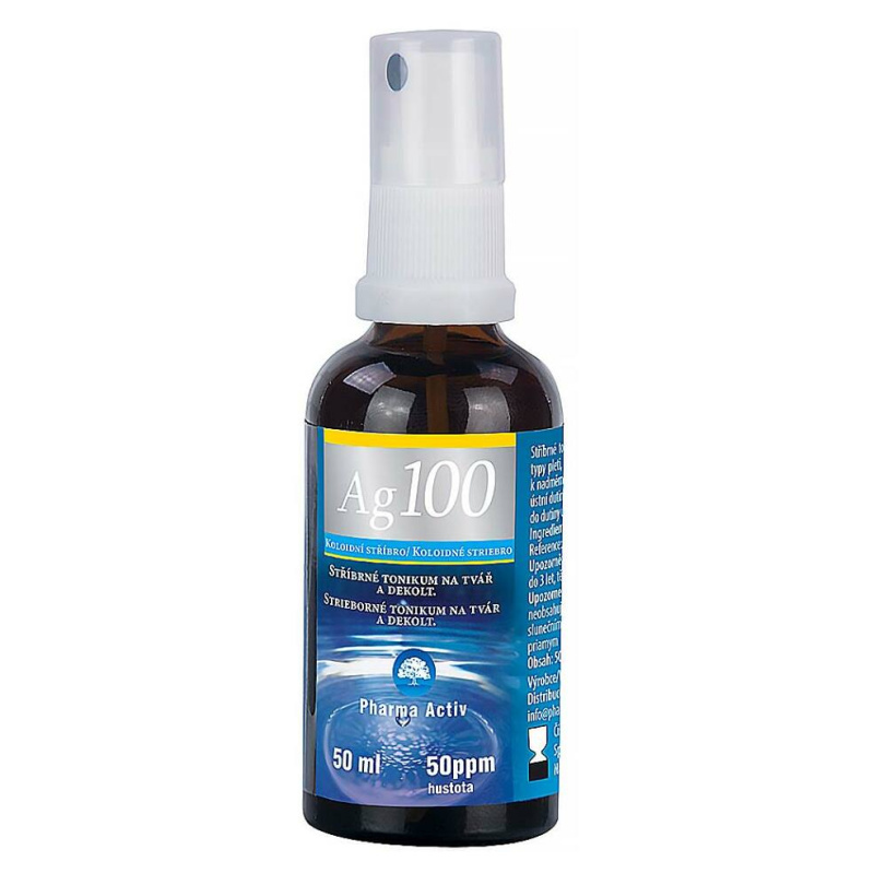 Pharma Activ Koloidní stříbro 50ppm sprej 50 ml