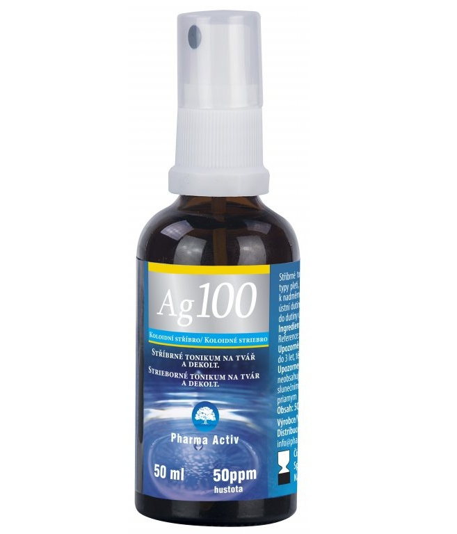 Pharma Activ Koloidní stříbro 50ppm sprej 50 ml