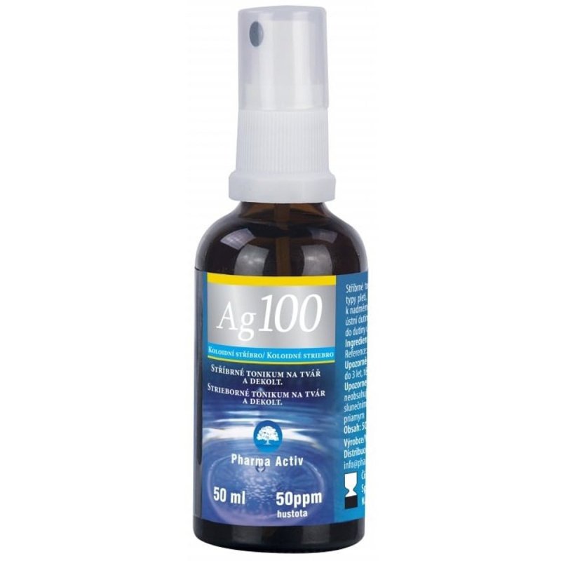 Pharma Activ Koloidní stříbro 50ppm sprej 50 ml