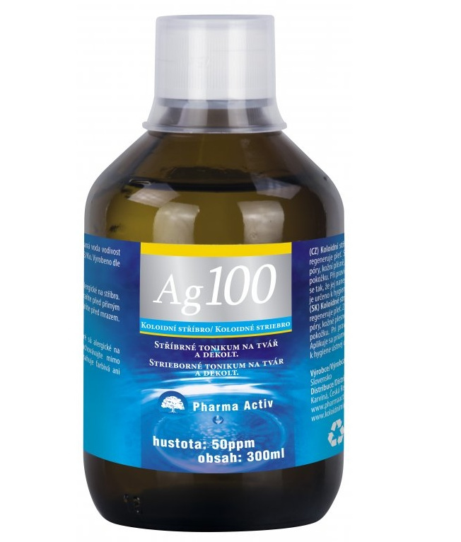 Pharma Activ Koloidní stříbro 50ppm čisticí tonikum 300 ml