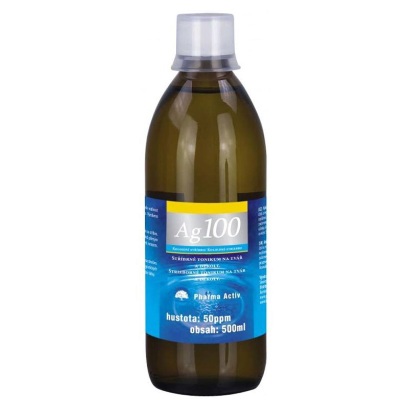 Pharma Activ Koloidní stříbro 50ppm čisticí tonikum 500 ml