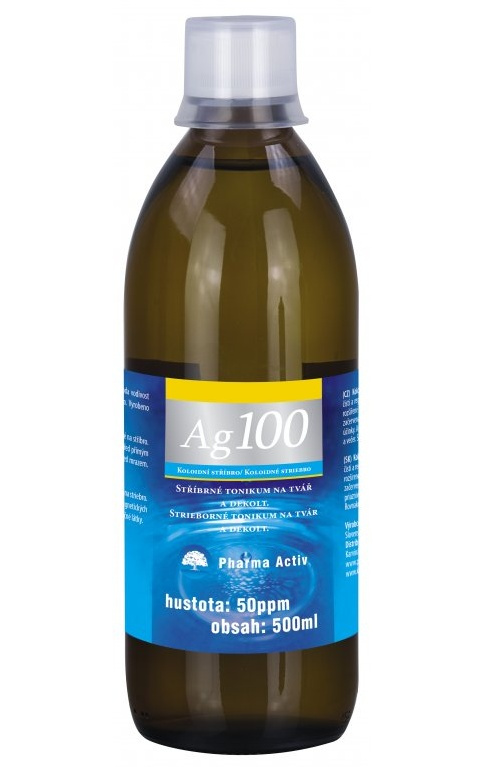 Pharma Activ Koloidní stříbro 50ppm čisticí tonikum 500 ml