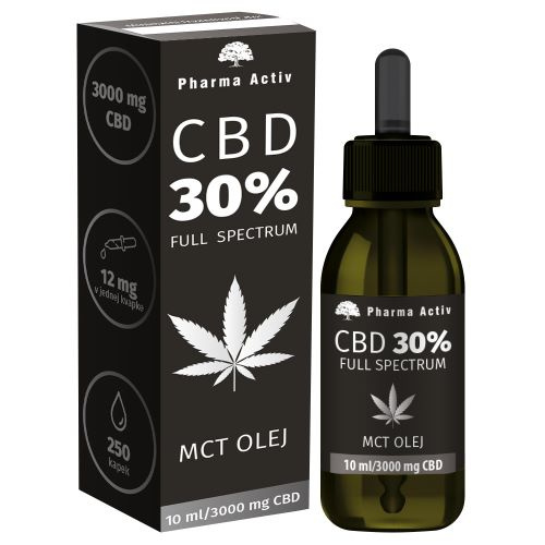 Pharma Activ CBD 30% Full Spectrum MCT olej 3000 mg 10 ml