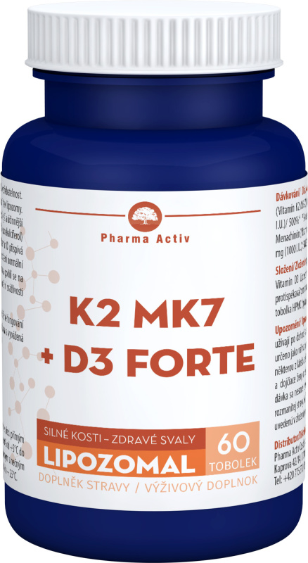 LIPOZOMAL K2 MK7+D3 forte tob.60