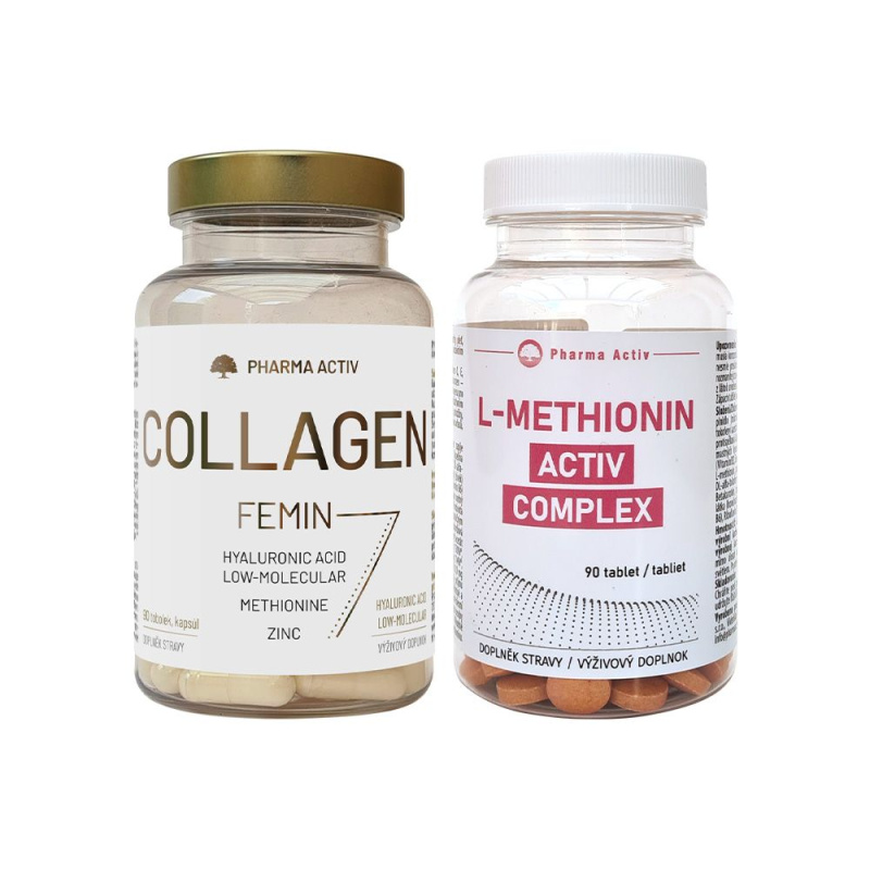 PHARMA ACTIV Collagen femin 90 tobolek + L-methionin activ complex 90 tablet