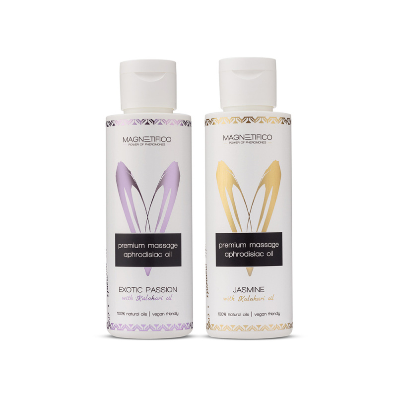 MAGNETIFICO Masážní olej Exotic passion + Jasmine 2x100 ml