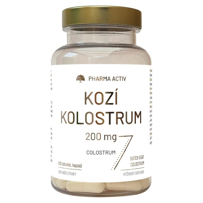 PHARMA ACTIV Kozí kolostrum 200 mg 60 tobolek