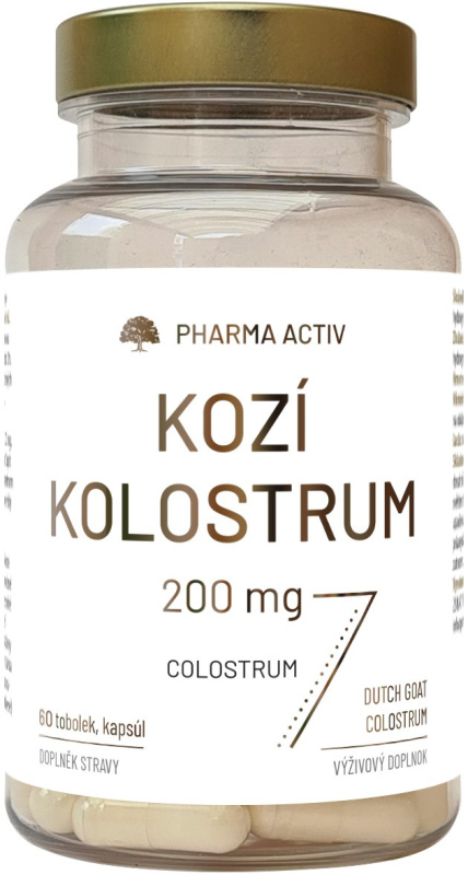 PHARMA ACTIV Kozí kolostrum 200 mg 60 tobolek