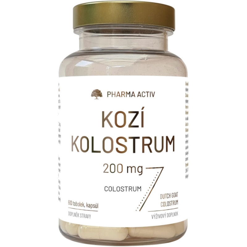PHARMA ACTIV Kozí kolostrum 200 mg 60 tobolek