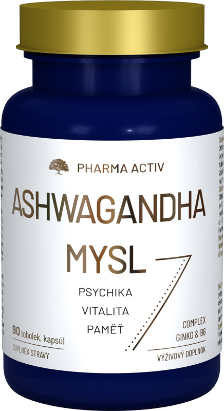 PHARMA ACTIV Ashwagandha mysl 90 tobolek