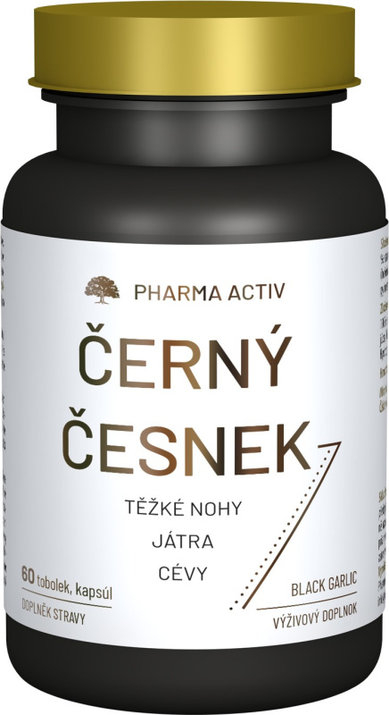 PHARMA ACTIV Černý česnek 60 tobolek
