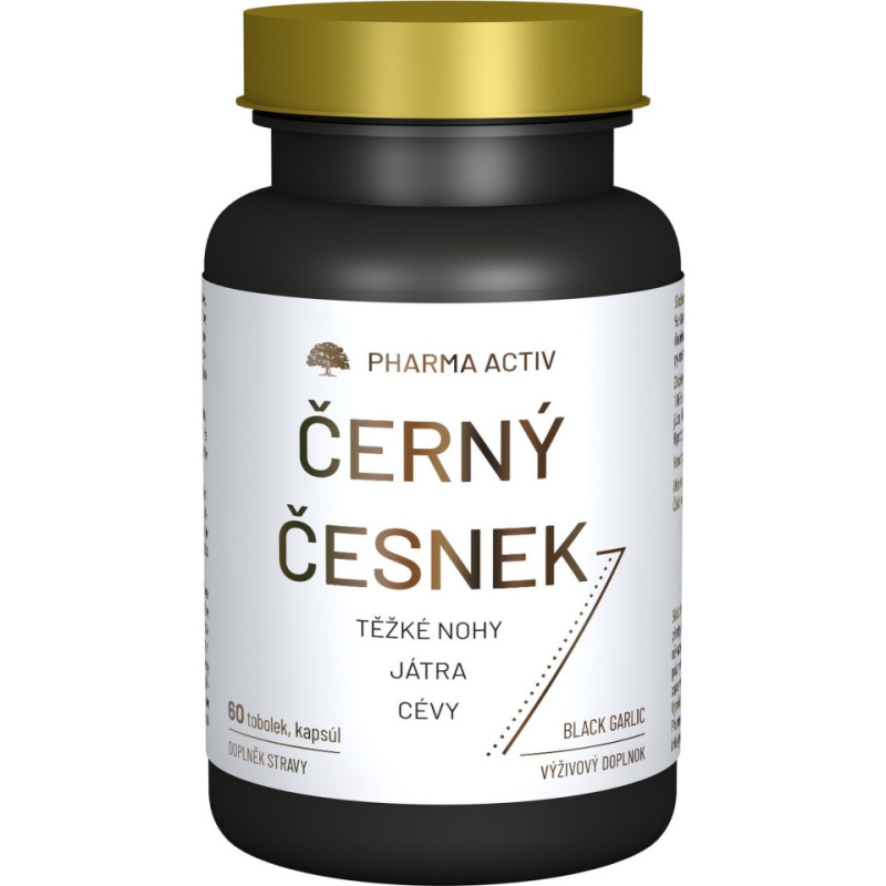 PHARMA ACTIV Černý česnek 60 tobolek