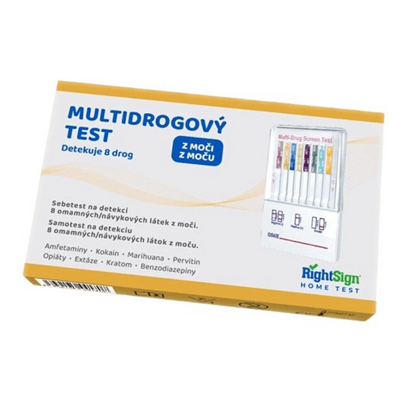 RightSign Biotest Multidrogový test z moči 1 ks