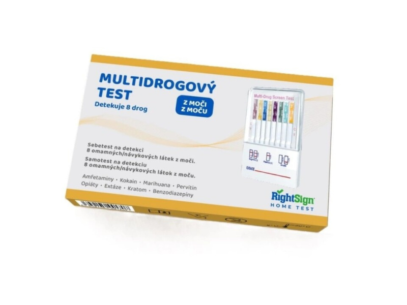 RightSign Biotest Multidrogový test z moči 1 ks
