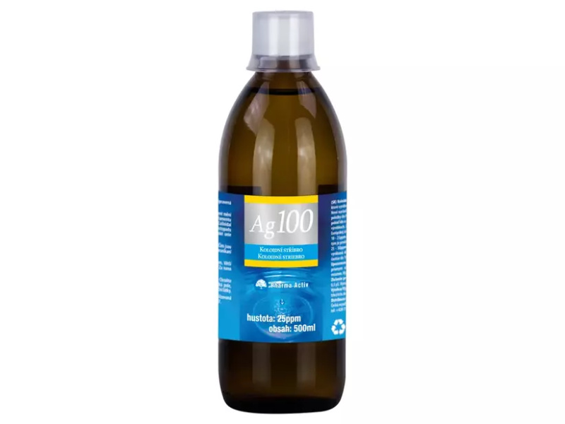 Pharma Activ Koloidní stříbro Ag100 10ppm 500 ml