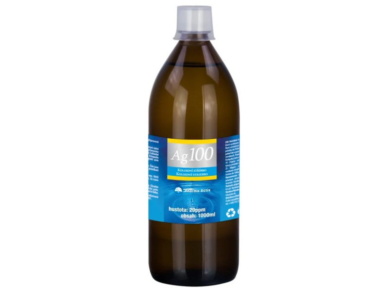 Pharma Activ Koloidní stříbro Ag100 20ppm 1000 ml