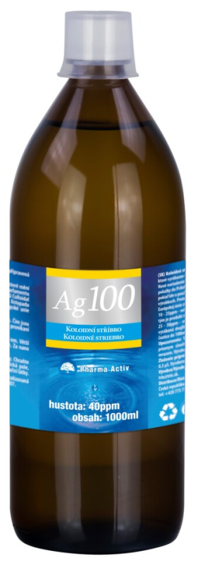 Pharma Activ Koloidní stříbro Ag100 40ppm 1000 ml