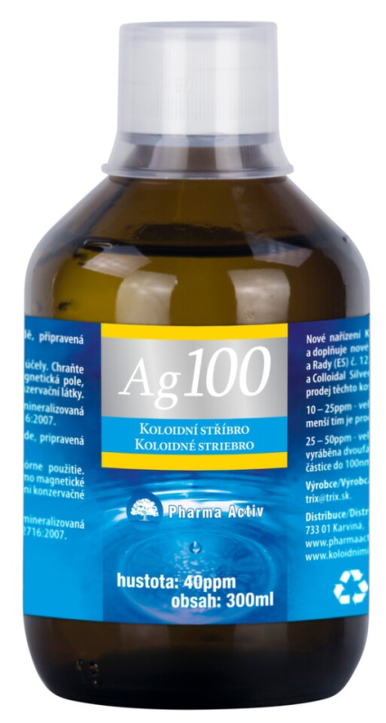 Pharma Activ Koloidní stříbro Ag100 40ppm 300 ml
