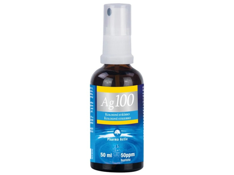 Pharma Activ Koloidní stříbro Ag100 50ppm spray 50 ml