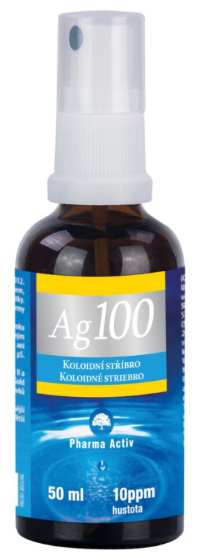 Pharma Activ Koloidní stříbro Ag100 10ppm spray 50 ml