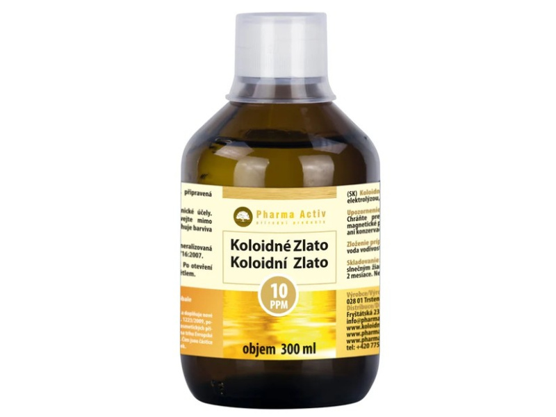 Pharma Activ Koloidní zlato 10ppm 300 ml
