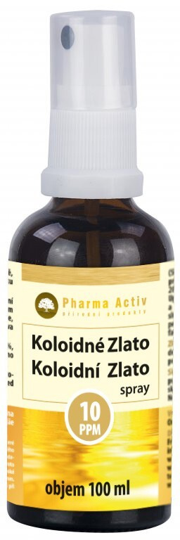 Pharma Activ Koloidní zlato 10ppm spray 100 ml