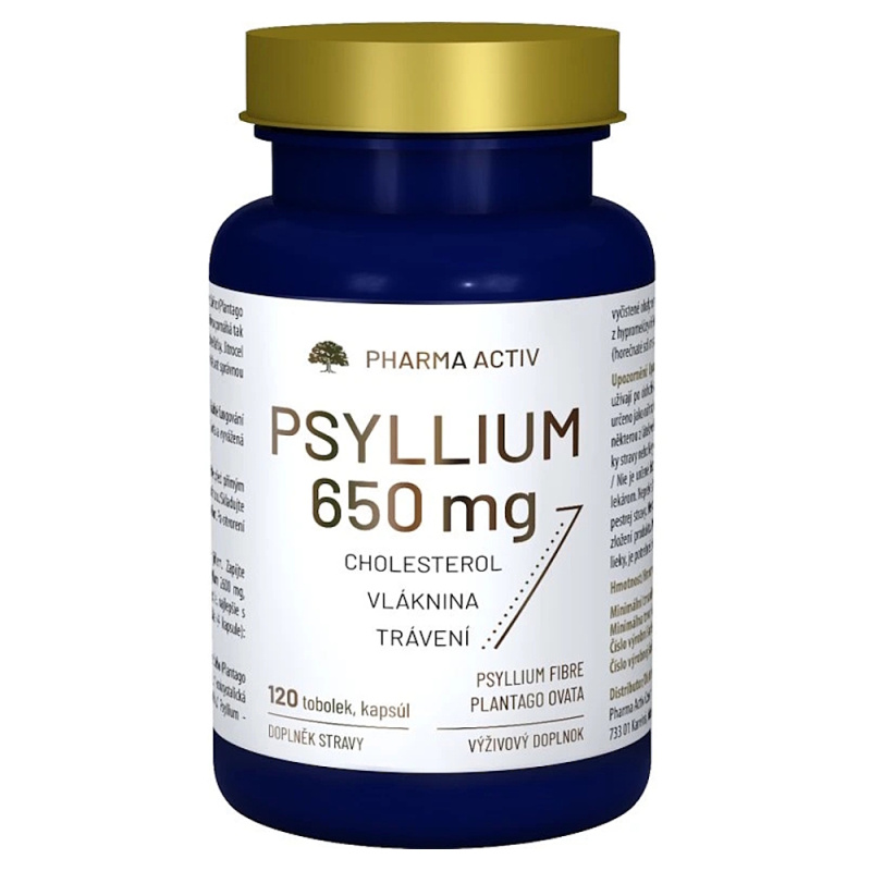 PHARMA ACTIV Psyllium 650mg 120 tobolek