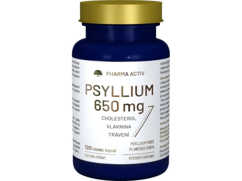 PHARMA ACTIV Psyllium 650mg 120 tobolek
