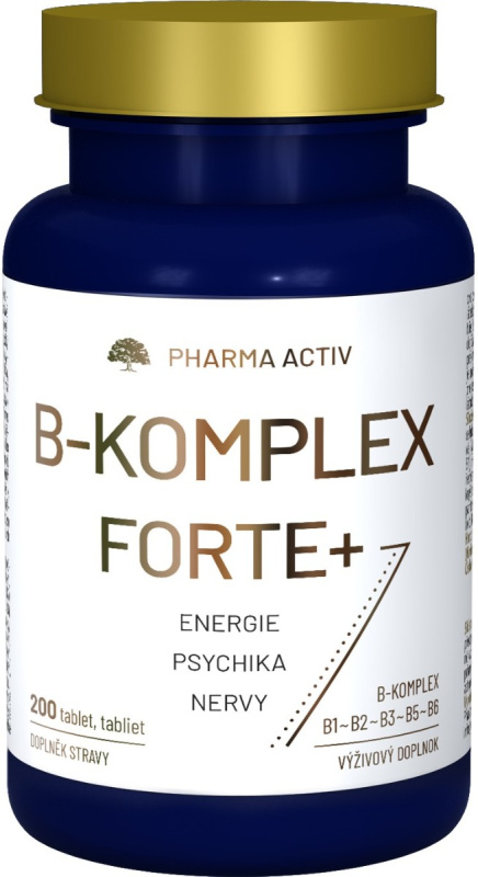 PHARMA ACTIV B-komplex forte+ 200 tablet