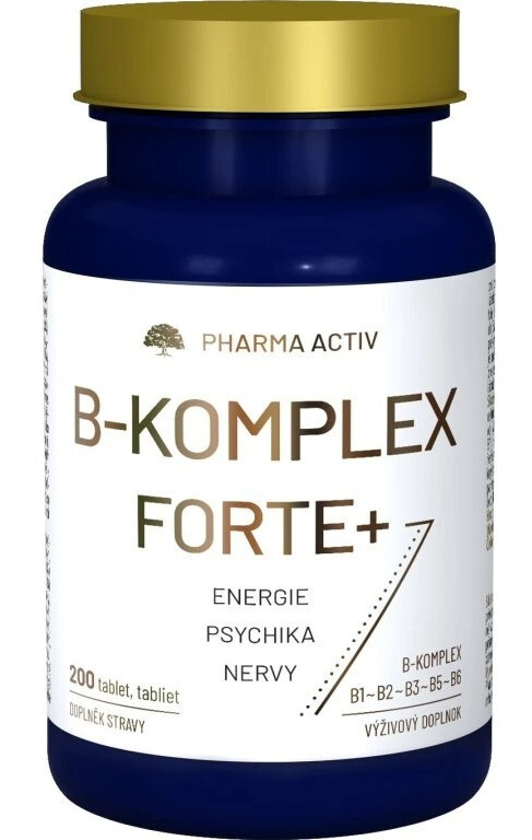 PHARMA ACTIV B-komplex forte+ 200 tablet