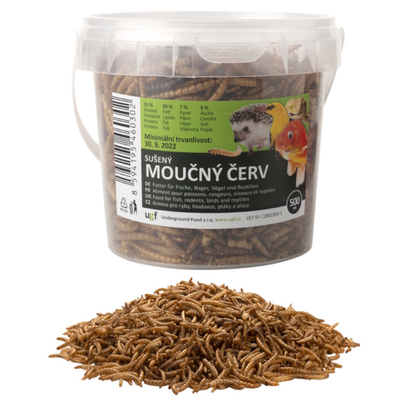 Moučný červ sušený UGF 500ml / 80g