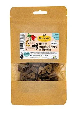 Underground Food s. r. o. UGF pamlsek Mr. Haff moučný červ, jehně a šípek 100g