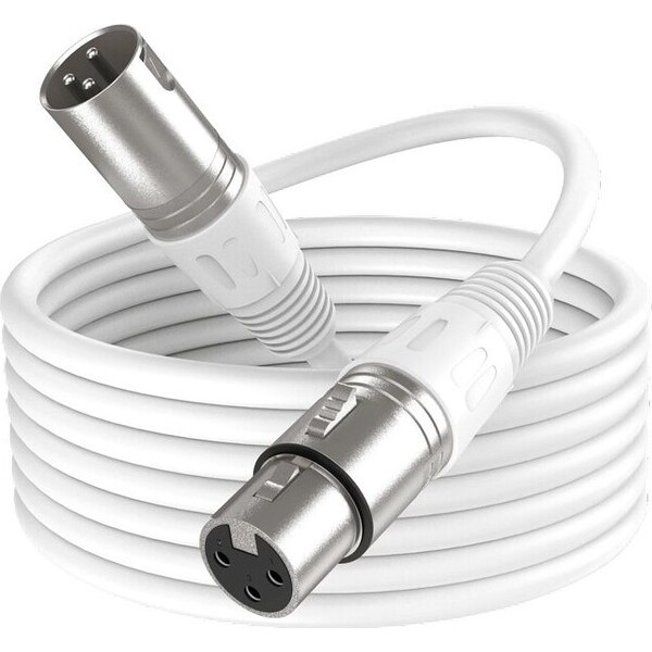 Fifine L9C XLR kabel 1,8m bílý