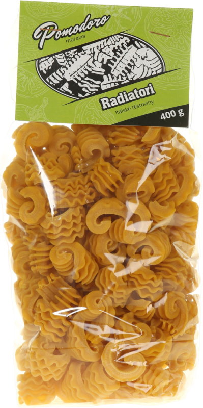 Pomodoro moravia Těstoviny Radiatori Pomodoro moravia 400g