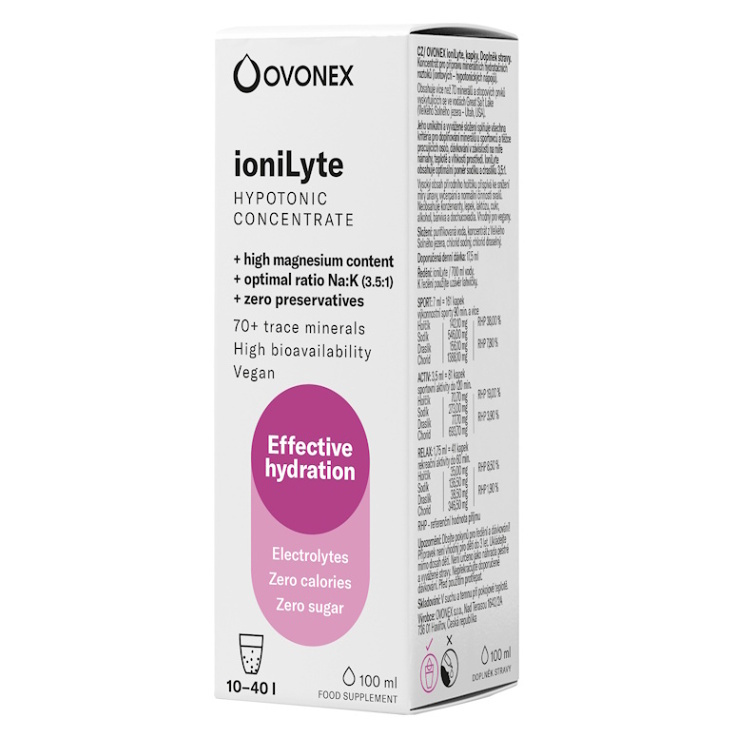 Ovonex hypotonický iontový koncentrát, 100 ml