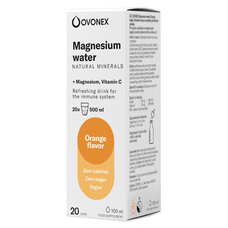 Ovonex Magnesium water Orange, 100 ml