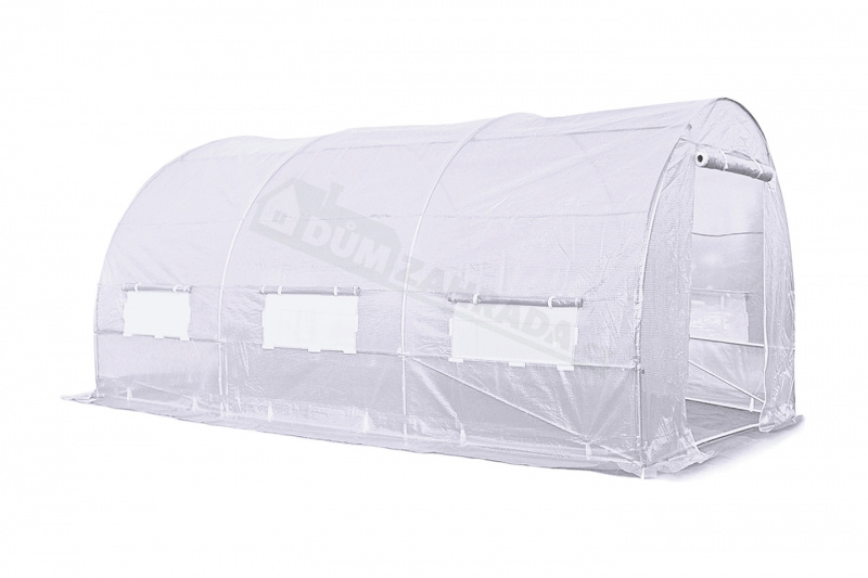 Zahradní fóliovník 2x4m VespaGarden - bílý