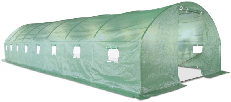 Zahradní fóliovník VespaGarden 4x12x2,3m - 48m2 - 2 vchody - zelený
