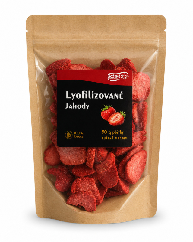 Lyofilizované jahody 50g